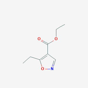B162339 Ethyl-5-ethyl-isoxazole-4-carboxylate CAS No. 134540-94-6