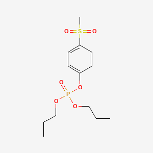 molecular formula C13H21O6PS B1623390 Propaphos sulfone CAS No. 57511-63-4