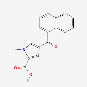 molecular formula C17H13NO3 B1623391 Napirimus CAS No. 70696-66-1