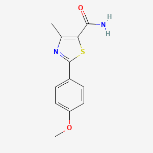 5-Thiazolecarboxamide, 2-(4-methoxyphenyl)-4-methyl-