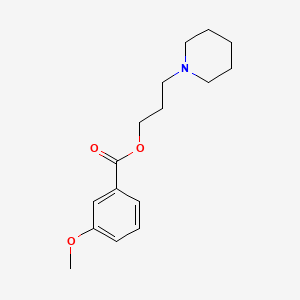 molecular formula C16H23NO3 B1623401 Pribecaine CAS No. 55837-22-4