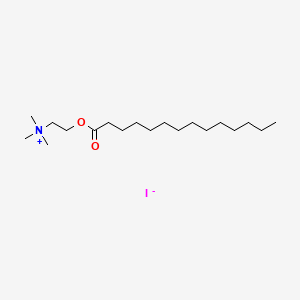 molecular formula C19H40INO2 B1623408 Trimethyl(2-myristoyloxyethyl)ammonium iodide CAS No. 72742-04-2