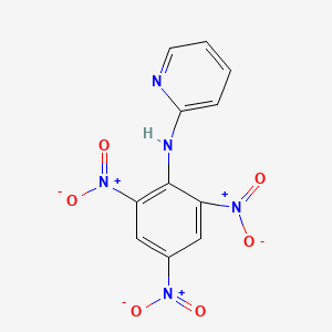 molecular formula C11H7N5O6 B1623409 N-(2,4,6-trinitrophenyl)pyridin-2-amine CAS No. 39771-29-4