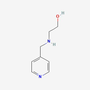 molecular formula C8H12N2O B1623413 2-[(Pyridin-4-ylmethyl)-amino]-ethanol CAS No. 70206-50-7