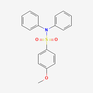 molecular formula C19H17NO3S B1623421 4-methoxy-N,N-diphenyl-benzenesulfonamide CAS No. 94257-09-7