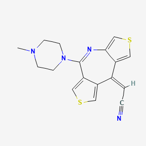 molecular formula C17H16N4S2 B1623423 Tenilapine CAS No. 82650-83-7