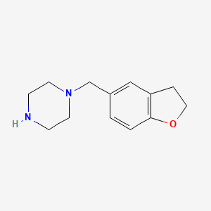 1-[(2,3-Dihydro-5-benzofuryl)methyl]piperazine