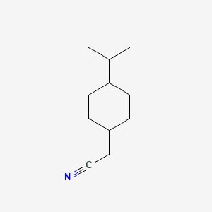 molecular formula C11H19N B1623436 4-(Isopropyl)-cyclohexaneacetonitrile CAS No. 62221-15-2