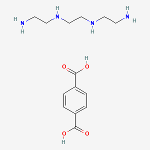 molecular formula C14H24N4O4 B1623441 N'-[2-(2-aminoethylamino)ethyl]ethane-1,2-diamine;terephthalic acid CAS No. 68187-22-4