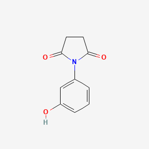 molecular formula C10H9NO3 B1623445 1-(3-羟基苯基)吡咯烷-2,5-二酮 CAS No. 1204-36-0