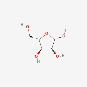 molecular formula C5H10O5 B1623446 β-L-核糖呋喃糖 CAS No. 41546-19-4