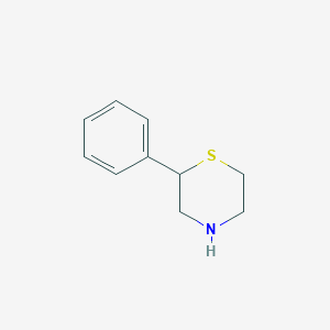 molecular formula C10H13NS B1623448 2-苯基硫代吗啉 CAS No. 77082-31-6