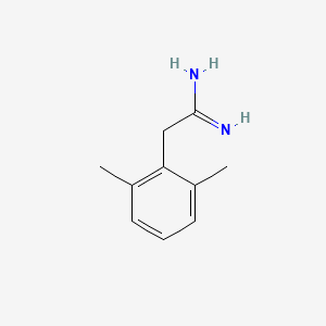 molecular formula C10H14N2 B1623451 2-(2,6-Dimethylphenyl)ethanimidamide CAS No. 374064-82-1