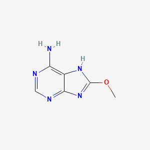 molecular formula C6H7N5O B1623454 8-methoxy-7H-purin-6-amine CAS No. 28128-32-7