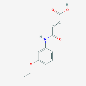 molecular formula C12H13NO4 B1623455 4-(3-Ethoxyanilino)-4-oxobut-2-enoic acid CAS No. 36847-96-8