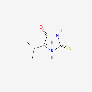 molecular formula C6H10N2OS B1623460 5-Isopropyl-2-thioxo-4-imidazolidinone CAS No. 56805-20-0