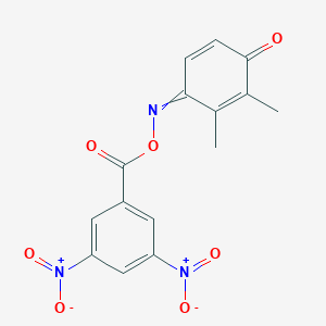 [(2,3-Dimethyl-4-oxocyclohexa-2,5-dien-1-ylidene)amino] 3,5-dinitrobenzoate