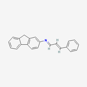 (E)-N-(9H-fluoren-2-yl)-3-phenylprop-2-en-1-imine