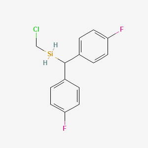 (Chloromethyl)bis(4-fluorophenyl)methylsilane
