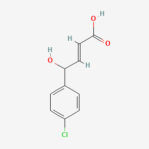 molecular formula C10H9ClO3 B1623489 (2E)-4-(4-Chlorophenyl)-4-hydroxy-2-butenoic acid CAS No. 99389-57-8