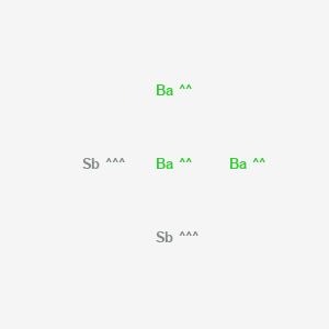 molecular formula Ba3Sb2 B1623496 Antimony, compd. with barium (2:3) CAS No. 12345-15-2