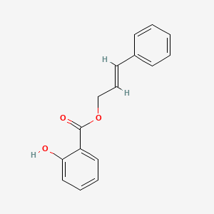 molecular formula C16H14O3 B1623498 Cinnamyl salicylate CAS No. 71607-53-9