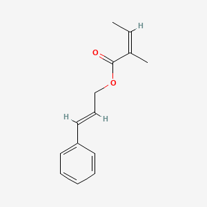 molecular formula C14H16O2 B1623502 (E)-Cinnamyl 2-methylisocrotonate CAS No. 84254-87-5