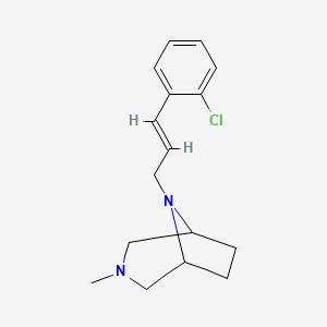 3-(p-Chlorocinnamyl)-8-methyl-3,8-diazabicyclo(3.2.1)octane