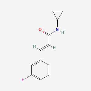 molecular formula C12H12FNO B1623506 Cinflumide CAS No. 64379-93-7