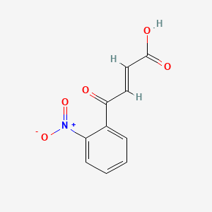 molecular formula C10H7NO5 B1623512 (E)-4-(2-Nitrophenyl)-4-oxo-2-butenoic acid CAS No. 80937-24-2