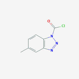 B162352 5-Methyl-1H-benzotriazole-1-carbonyl chloride CAS No. 130385-00-1