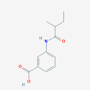 molecular formula C12H15NO3 B1623522 3-[(2-Methylbutanoyl)amino]benzoic acid CAS No. 890983-61-6