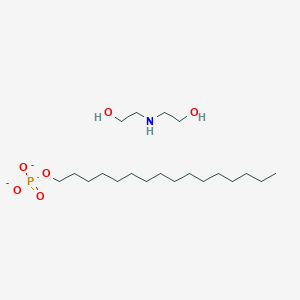 1-Hexadecanol, phosphate, compd. with 2,2'-iminobis[ethanol]