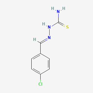 molecular formula C8H8ClN3S B1623594 2-(4-Chlorobenzylidene)hydrazine-1-carbothioamide CAS No. 5706-80-9