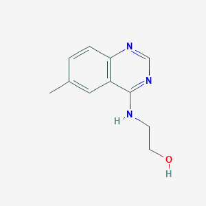 molecular formula C11H13N3O B1623608 2-[(6-Methyl-4-quinazolinyl)amino]ethanol CAS No. 889940-47-0