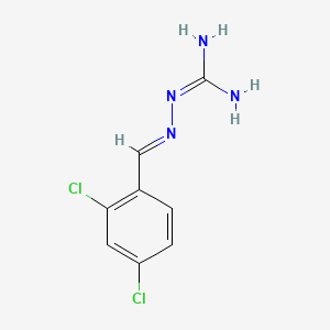 molecular formula C8H8Cl2N4 B1623609 2-(2,4-Dichlorobenzylidene)hydrazinecarboximidamide CAS No. 46322-66-1