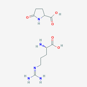 molecular formula C11H21N5O5 B1623616 Arginine pyroglutamate CAS No. 64855-91-0