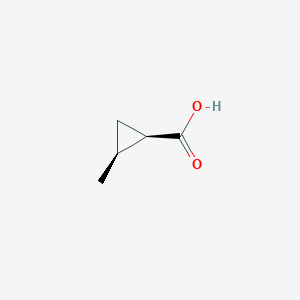 molecular formula C5H8O2 B1623623 cis-2-Methylcyclopropanecarboxylic acid CAS No. 29667-48-9
