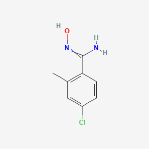 molecular formula C8H9ClN2O B1623629 4-Chloro-N-hydroxy-2-methylbenzamidine CAS No. 721450-66-4