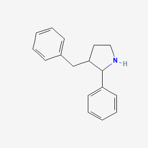 molecular formula C17H19N B1623632 3-Benzyl-2-phenylpyrrolidine CAS No. 524674-65-5