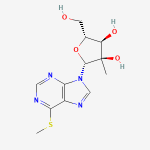 molecular formula C12H16N4O4S B1623636 9-(2-C-Methyl-beta-D-ribofuranosyl)-6-(methylsulfanyl)-9H-purine CAS No. 172722-76-8
