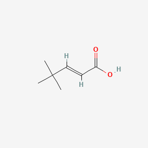 molecular formula C7H12O2 B1623637 4,4-Dimethyl-2-pentenoic acid CAS No. 6945-35-3