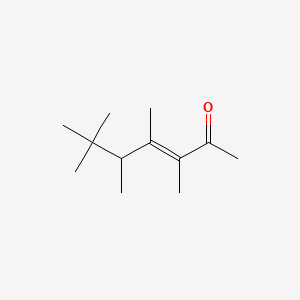molecular formula C12H22O B1623661 (E)-3,4,5,6,6-Pentamethylhept-3-en-2-one CAS No. 81786-74-5