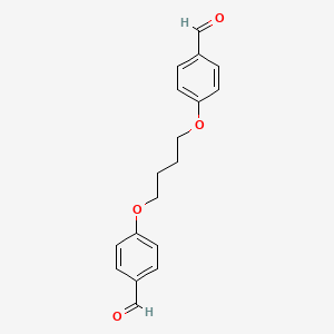molecular formula C18H18O4 B1623662 4-[4-(4-Formylphenoxy)butoxy]benzaldehyde CAS No. 77355-00-1