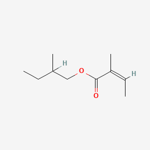 molecular formula C10H18O2 B1623663 2-Methylbutyl angelate CAS No. 61692-77-1