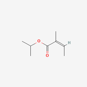 molecular formula C8H14O2 B1623665 Isopropyl 2-methylisocrotonate CAS No. 61692-76-0
