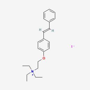 molecular formula C22H30INO B1623667 Stilonium iodide CAS No. 2551-76-0