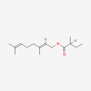 molecular formula C15H26O2 B1623674 Geranyl 2-methylbutyrate CAS No. 68705-63-5