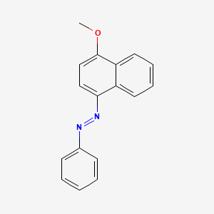 molecular formula C17H14N2O B1623688 1-Methoxy-4-(Phenylazo)Naphthalene CAS No. 24390-69-0