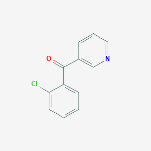 molecular formula C12H8ClNO B1623699 (2-Chlorophenyl)(pyridin-3-yl)methanone CAS No. 42374-49-2